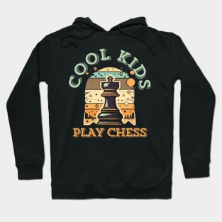 Chess Pieces Vintage checkmate funny Kids Players Hoodie